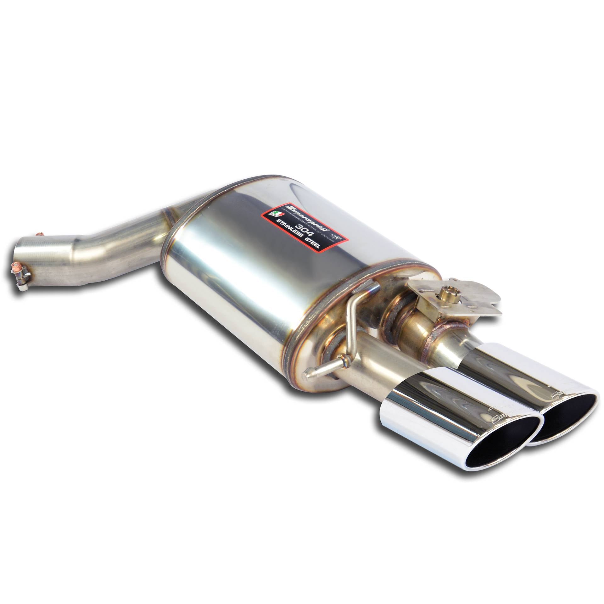 Supersprint AUDI S6 C7 Typ 4G Facelift QUATTRO 2015 -> Rear Exhaust Right 100X75 With Valve