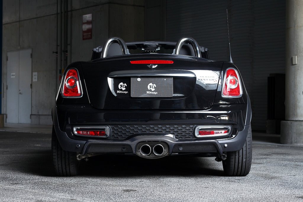 3d design mini r58 r59 cooper s carbon fiber rear diffuser - iND Distribution