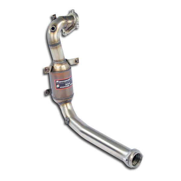 Supersprint 500 ABARTH Turbo Downpipe Kit + Metallic Catalytic Convert