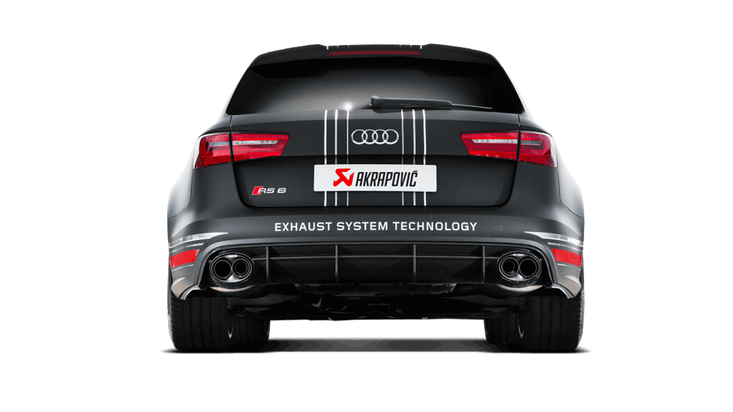 Akrapovic audi c7 rs6 avant evolution exhaust system w carbon tips titanium - iND Distribution
