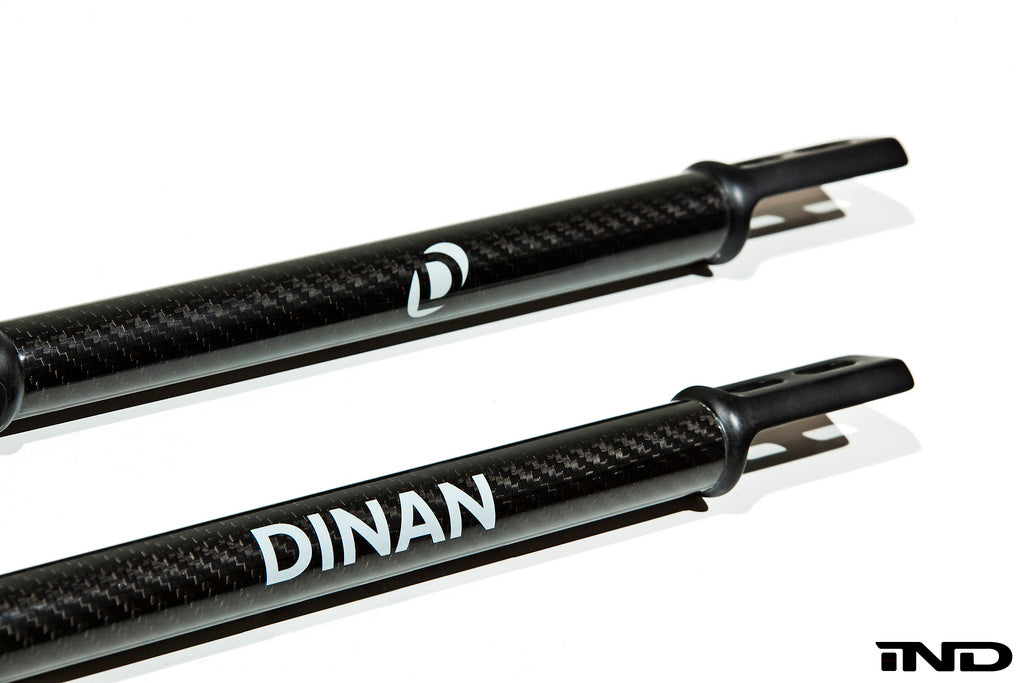 Dinan e9x m3 front carbon fiber strut tower brace set - iND Distribution