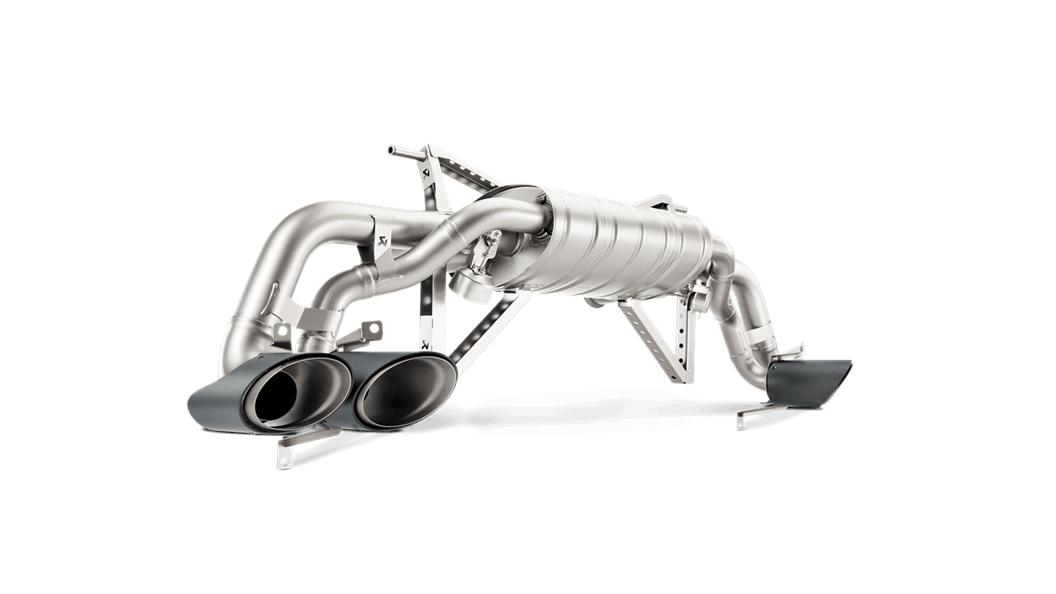 Akrapovic huracan lp 610 4 coupe spyder slip on exhaust system w carbon tail pipe set titanium - iND Distribution