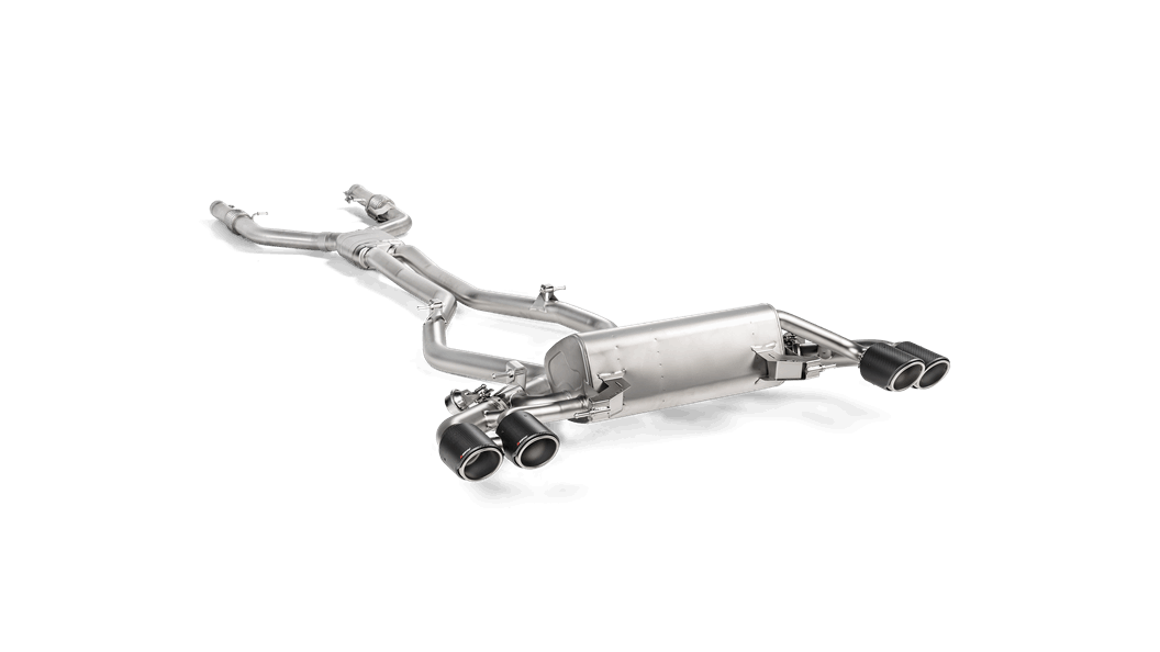 Akrapovic alfa romeo giulia quadrifoglio evolution exhaust system with link pipe set titanium - iND Distribution