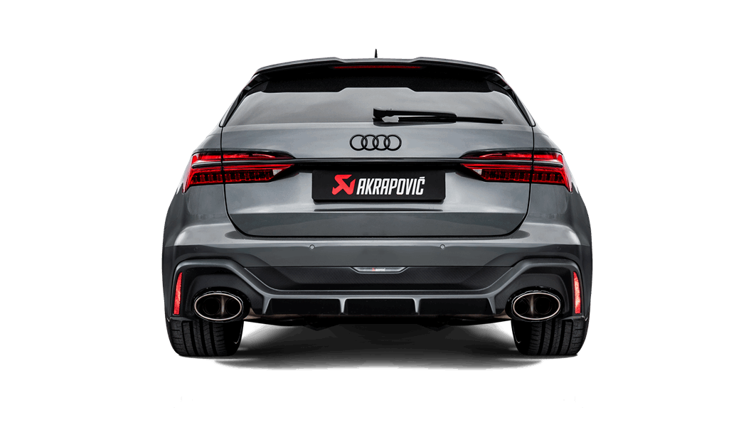 Akrapovic C8 RS6 / RS7 Carbon Rear Diffuser - Matte