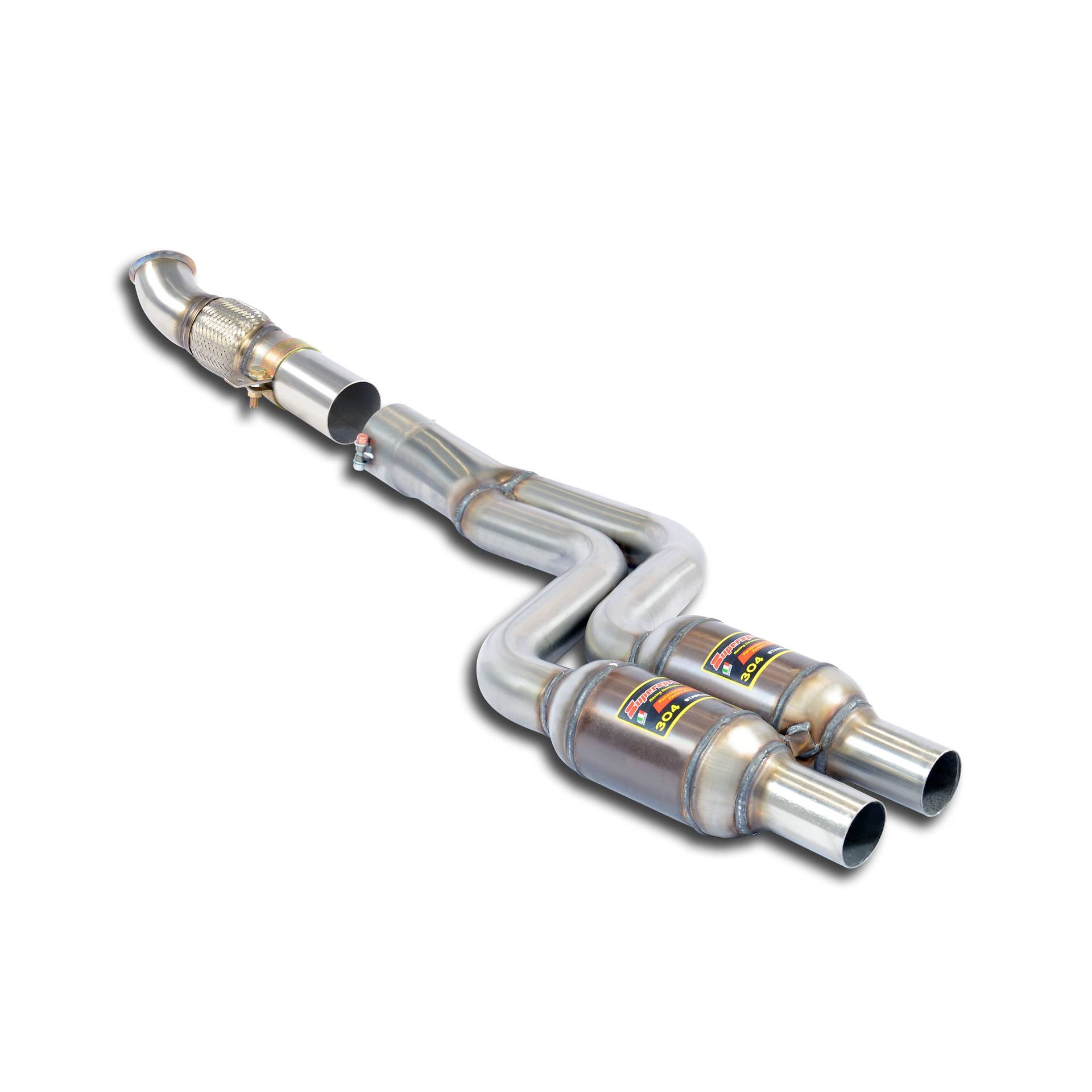 Supersprint BMW F20 / F21 -> 2015 Front Metallic Catalytic Converter Right - Left