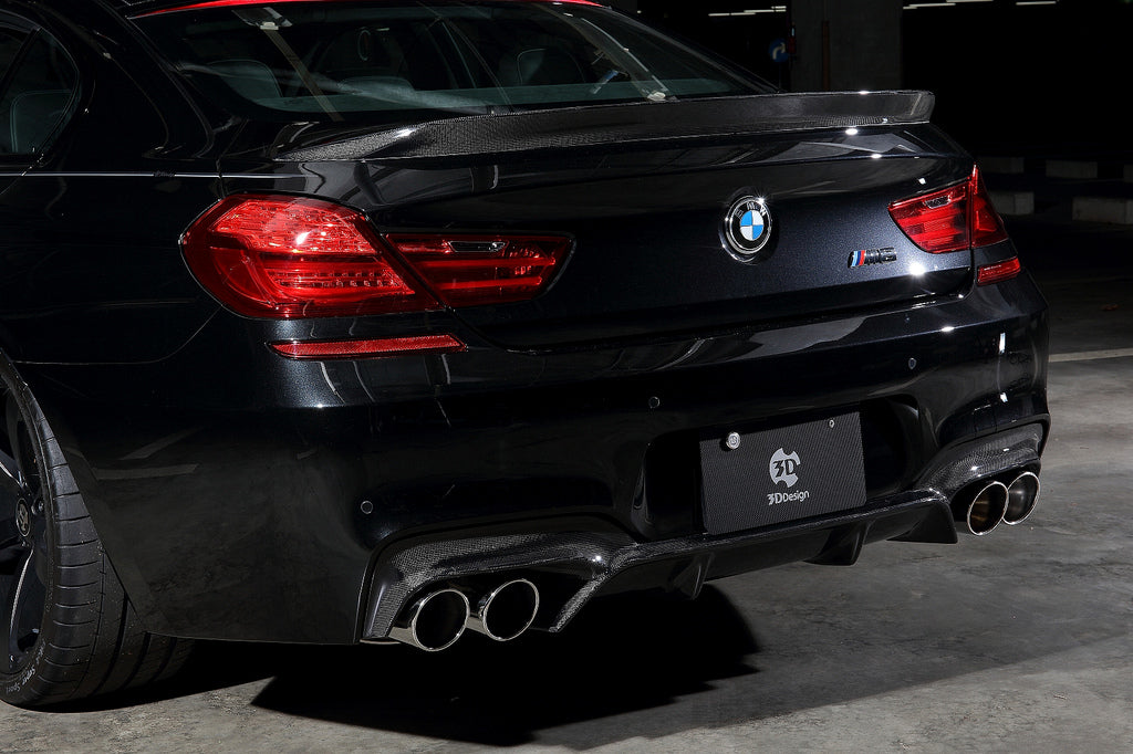 3d design f06 f13 carbon fiber trunk spoiler - iND Distribution