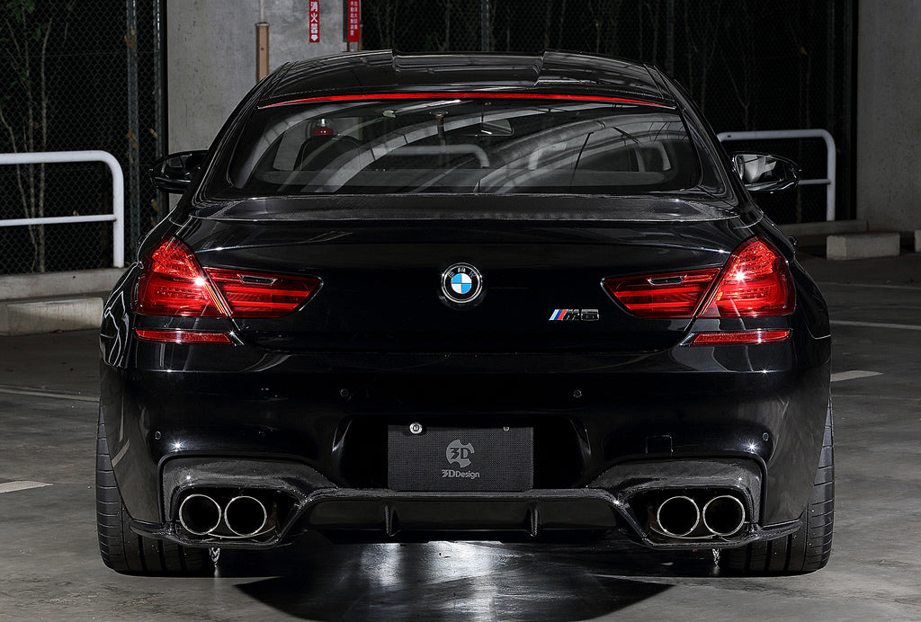 3d design f06 f13 carbon fiber trunk spoiler - iND Distribution