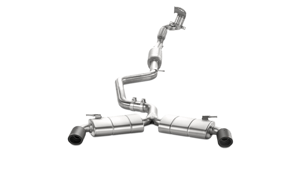Akrapovic golf gti mk7 evolution exhaust system w carbon tail pipe set titanium - iND Distribution