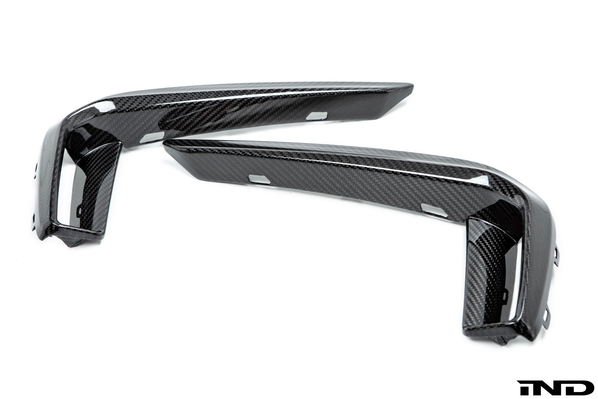 AutoTecknic g30 5 series m sport dry carbon front bumper trim - iND Distribution