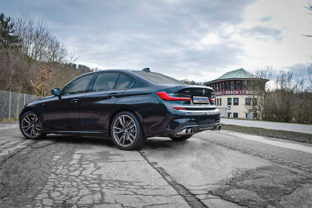 Eisenmann G20 / G21 3-Series Rear Muffler 4x Ø90mm  - iND Distribution