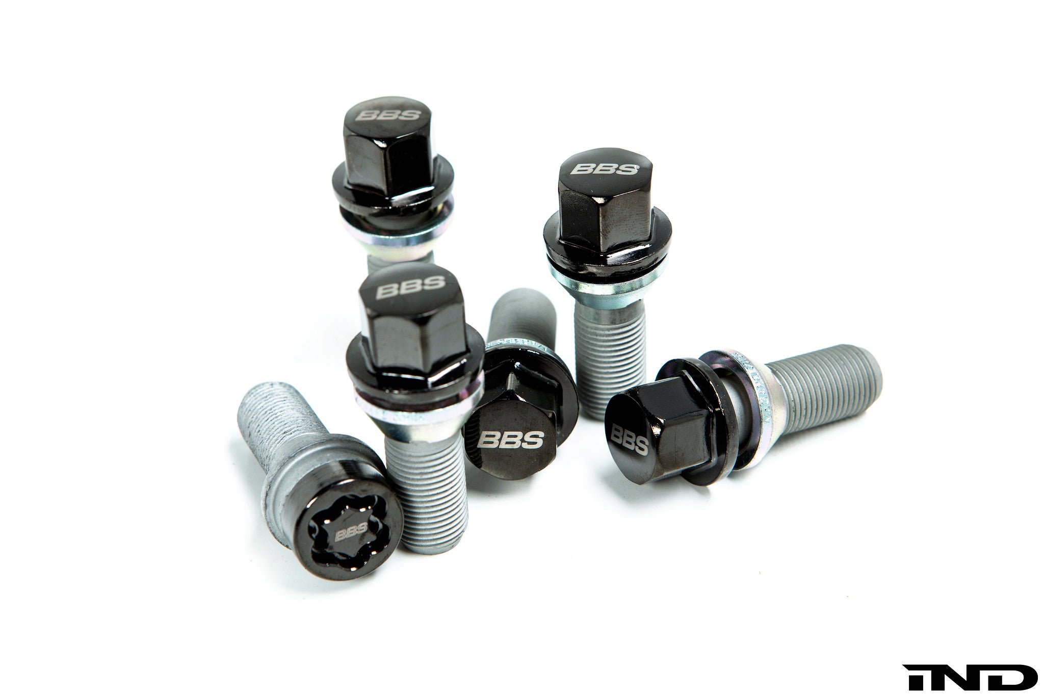 BBS m14x1 25 locking wheel bolt set black chrome - iND Distribution
