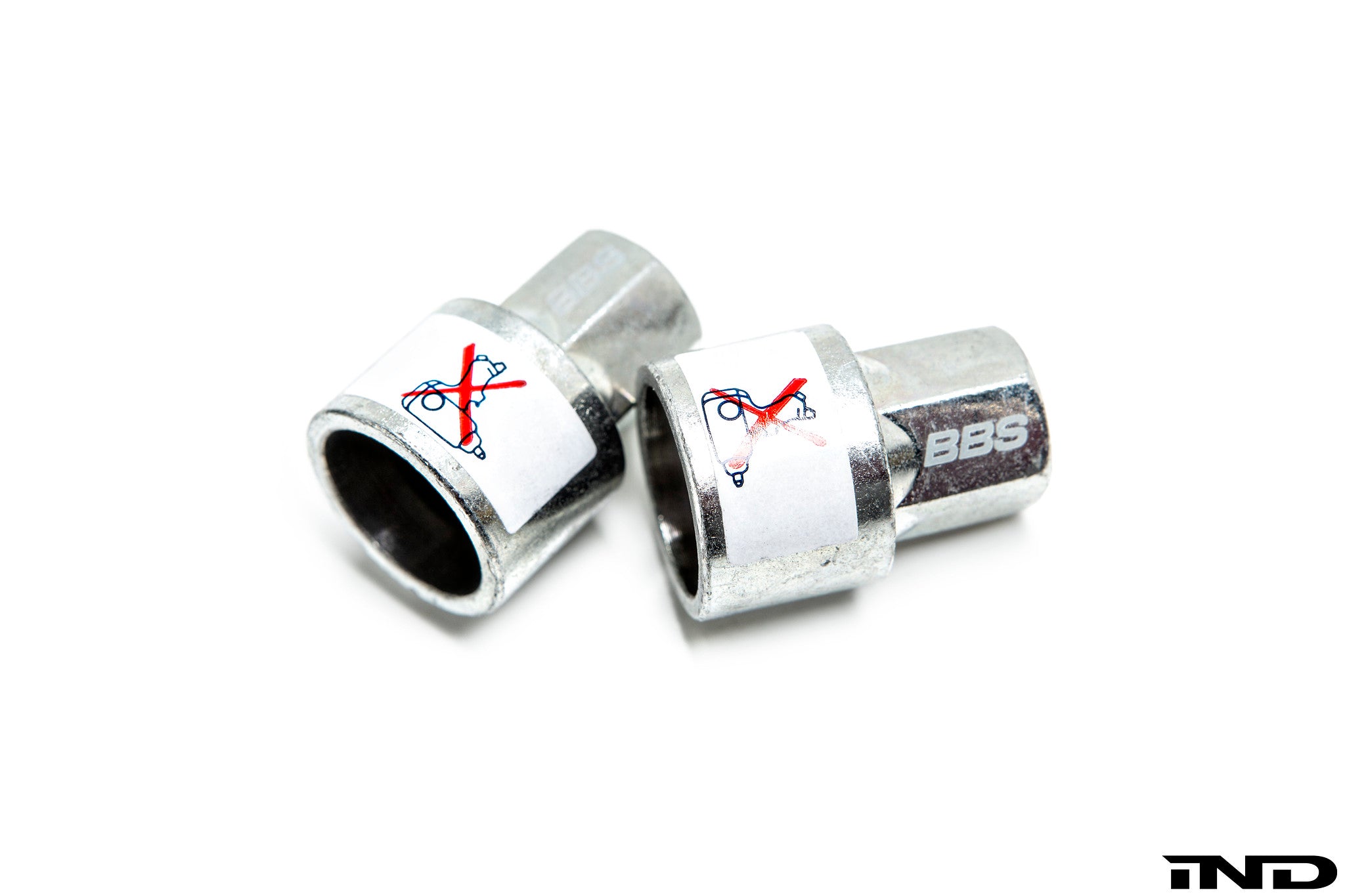 BBS m14x1 25 locking wheel bolt set black chrome - iND Distribution