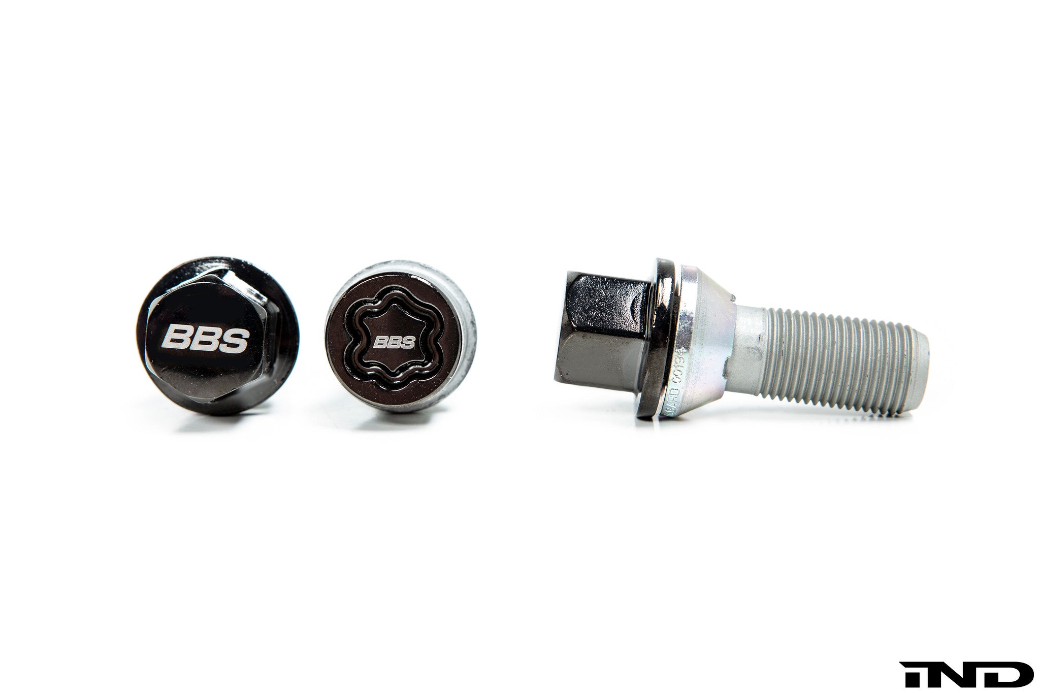 BBS m14x1 25 locking wheel bolt set black chrome - iND Distribution
