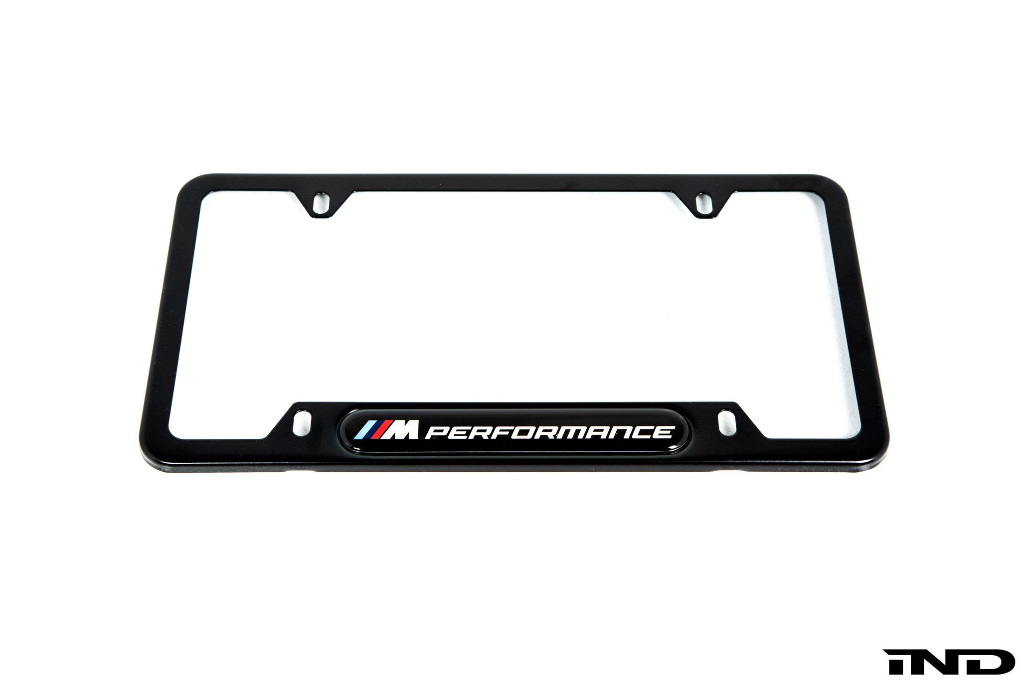 BMW M Performance Black Stainless Steel Plate Frame