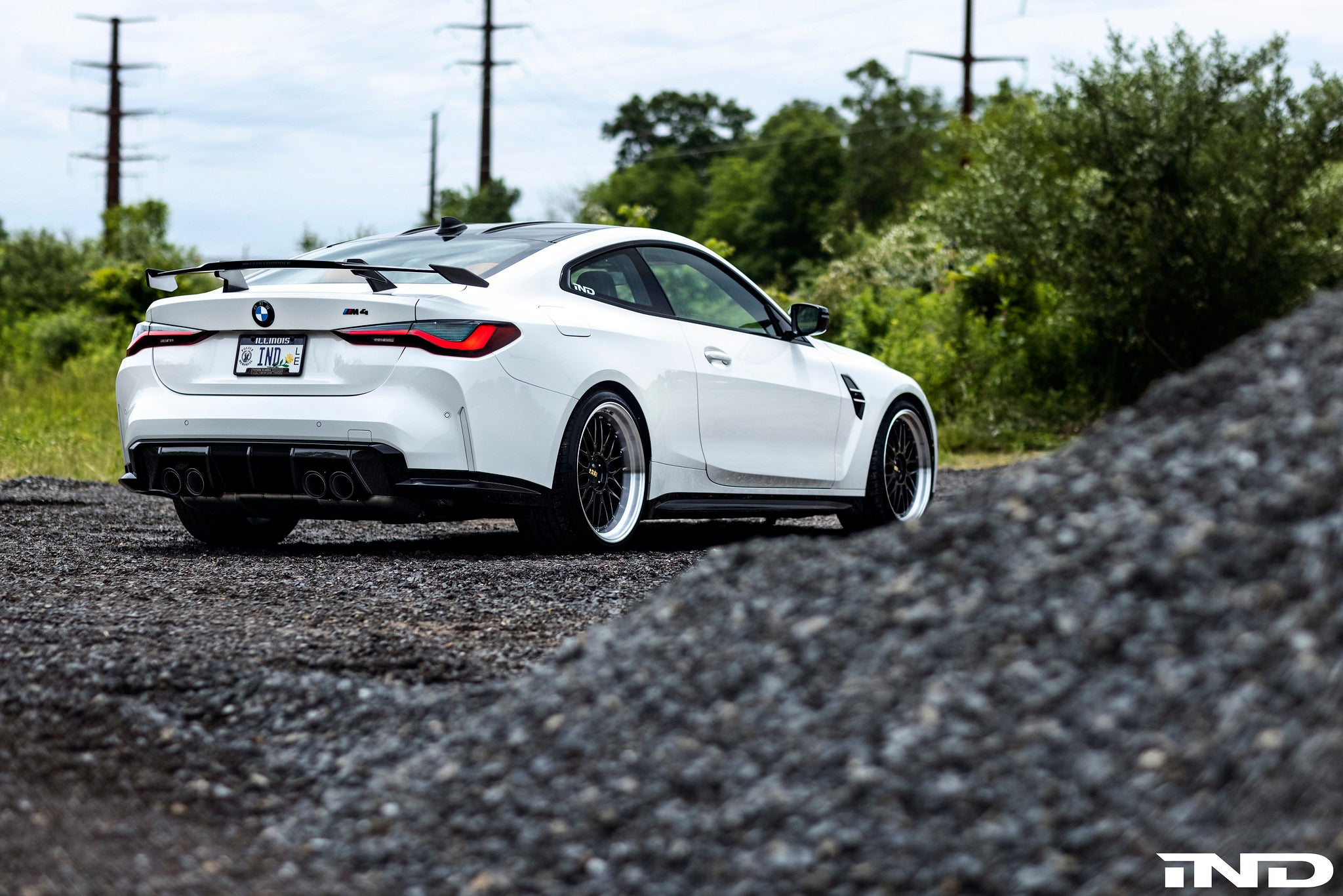 BMW M Performance G8X M3 / M4 Carbon Flow-Through Rear Spoiler