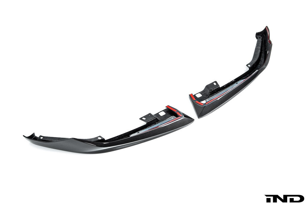 BMW M Performance F90 M5 LCI Carbon Front Splitter Set - 3 Piece