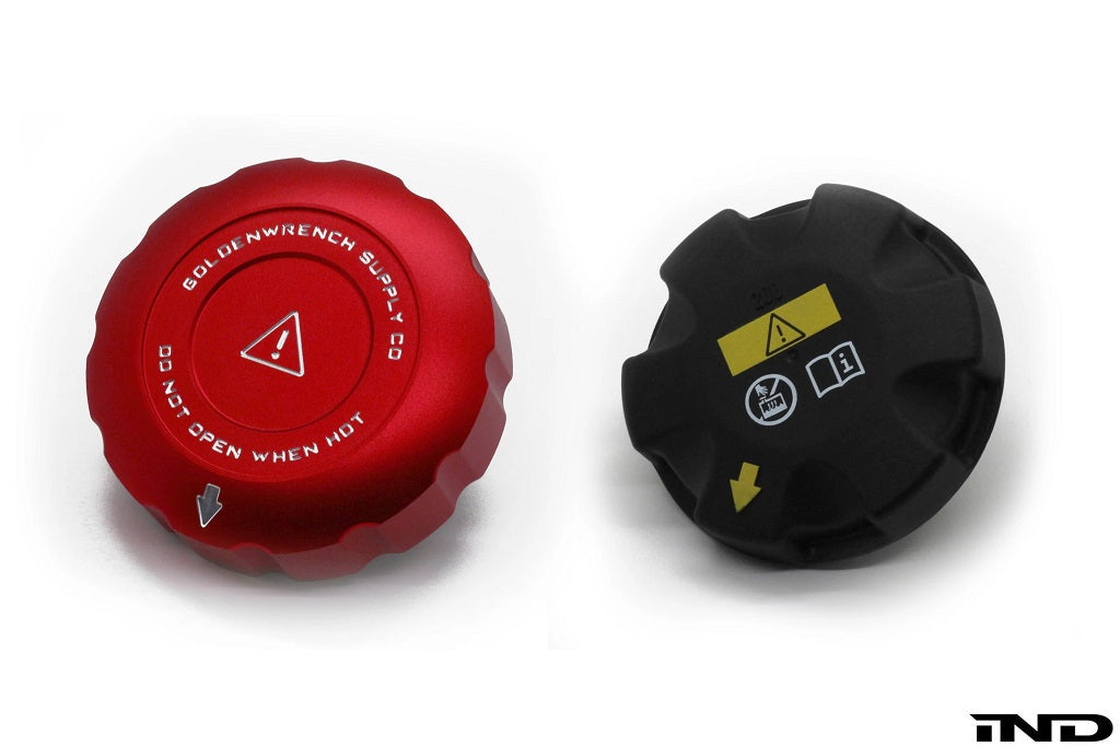 Goldenwrench Blackline Performance BMW M Car Series Coolant Expansion Tank Cap Cover