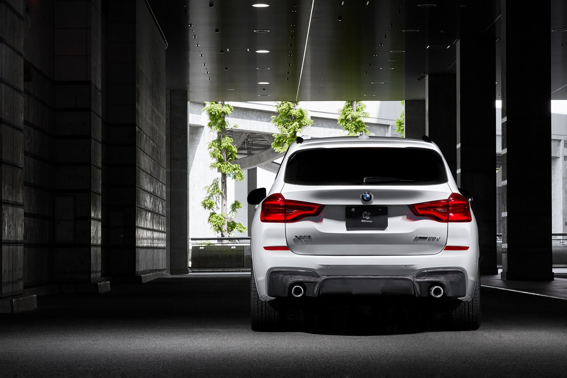 3d design g01 x3 carbon rear diffuser - iND Distribution