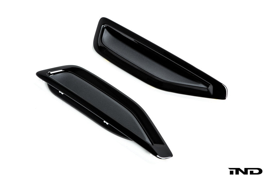 BMW M Performance Pre-LCI G05 X5 Side Air Duct Vent Trim Set - Gloss Black