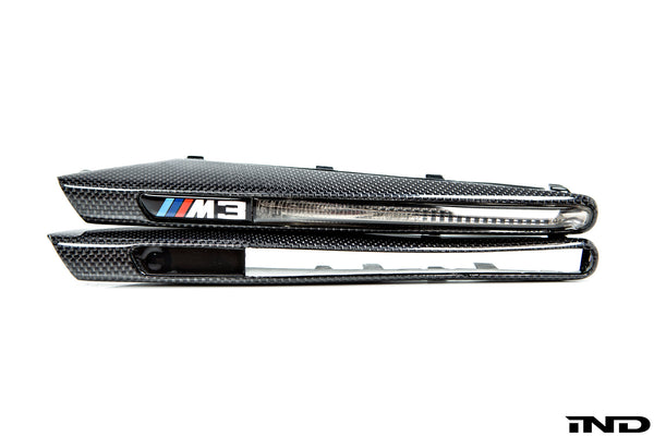 AutoTecknic E9X M3 Carbon Fiber Side Marker Set | Exterior