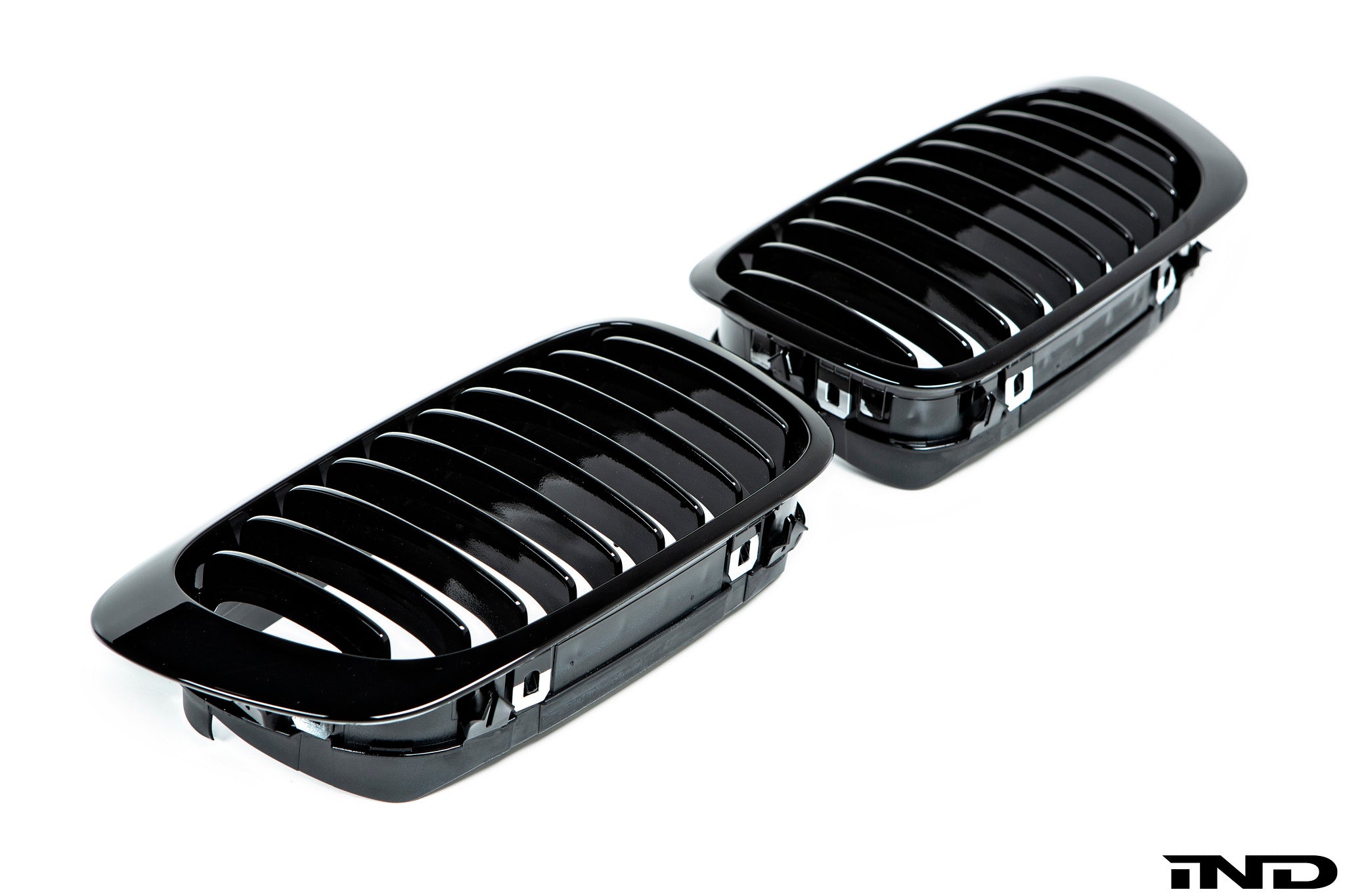 iND e46 m3 black chrome front grille set - iND Distribution