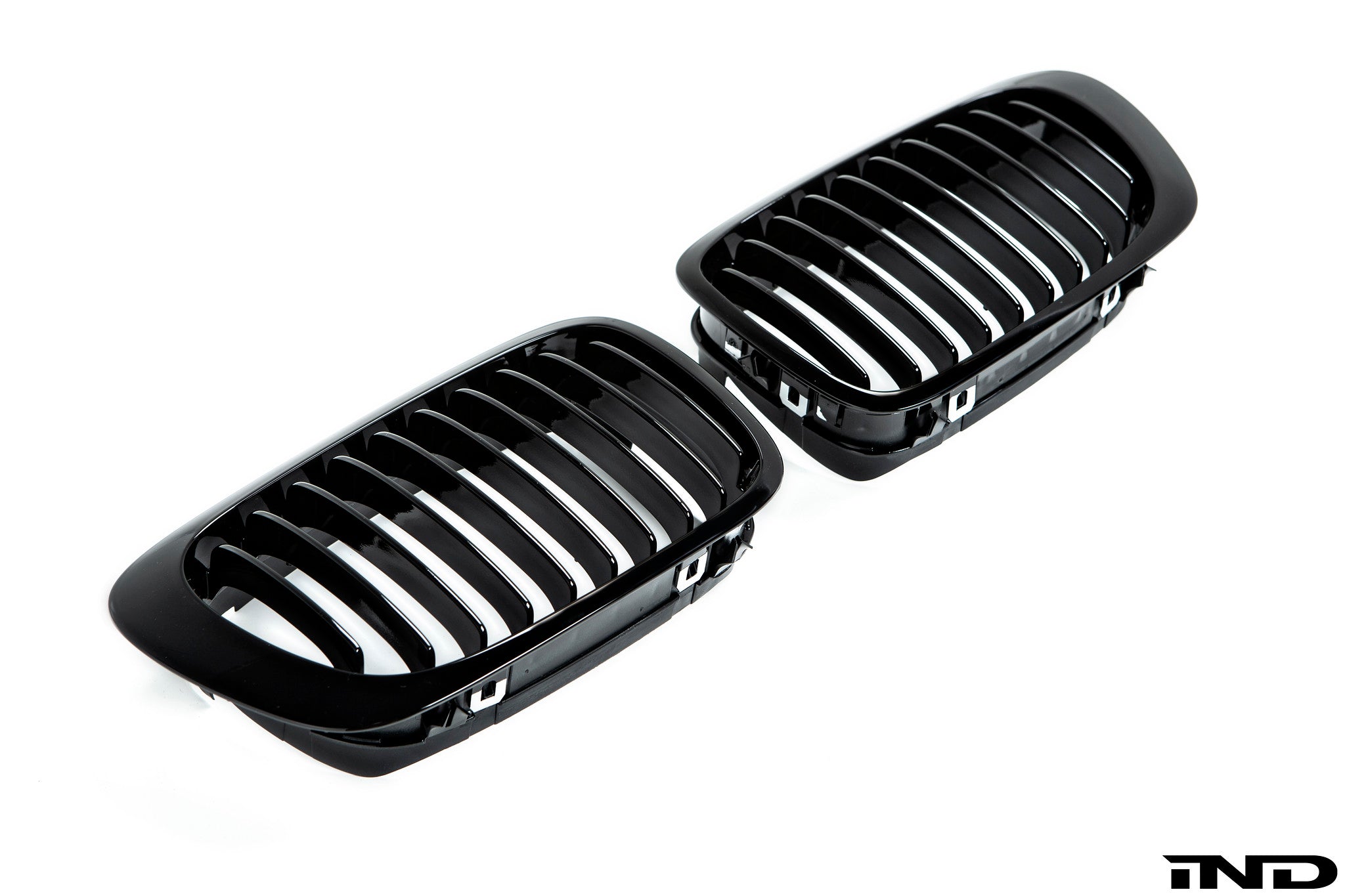 iND e46 m3 black chrome front grille set - iND Distribution
