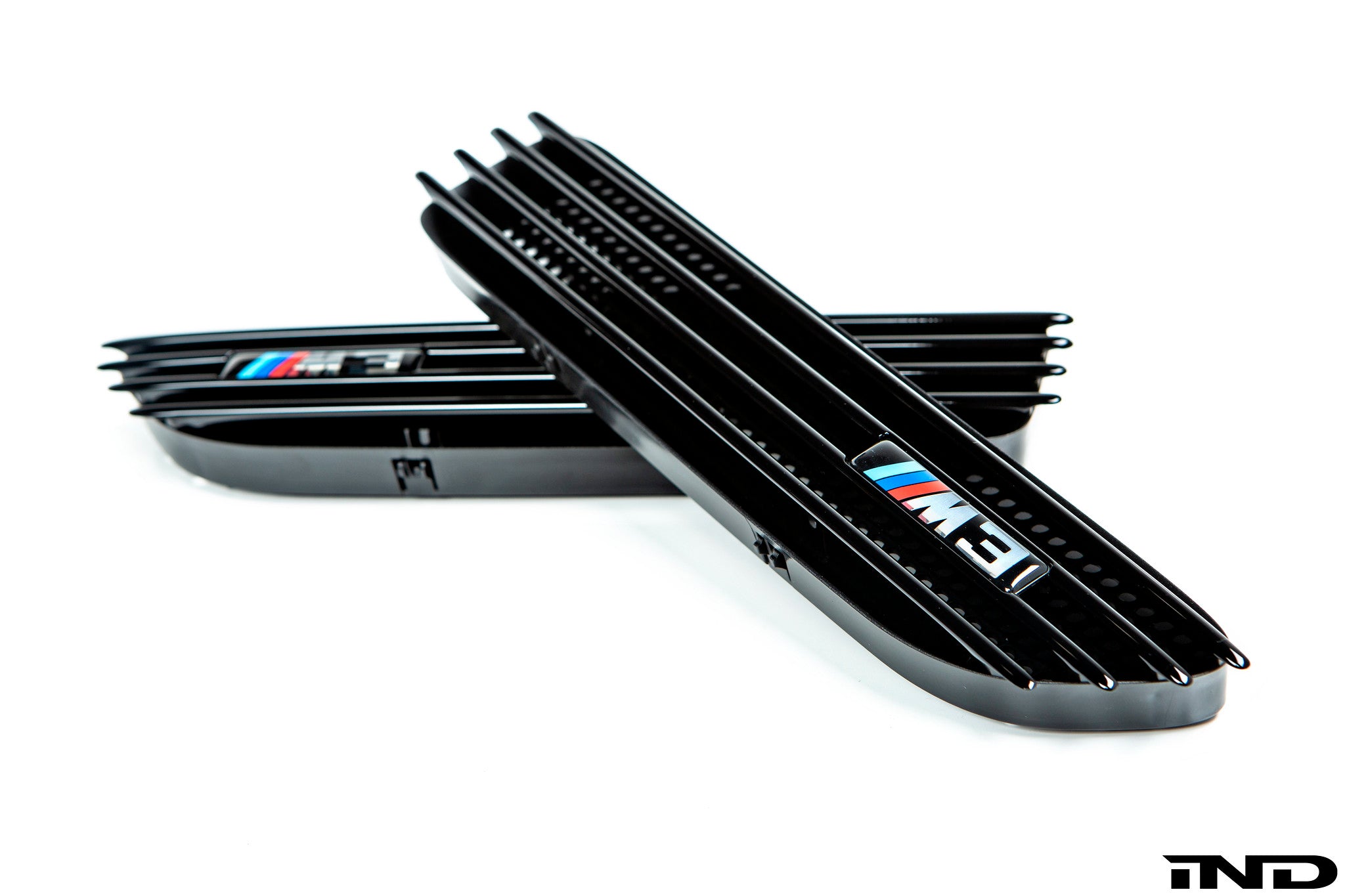 iND e46 m3 black chrome side grille set - iND Distribution
