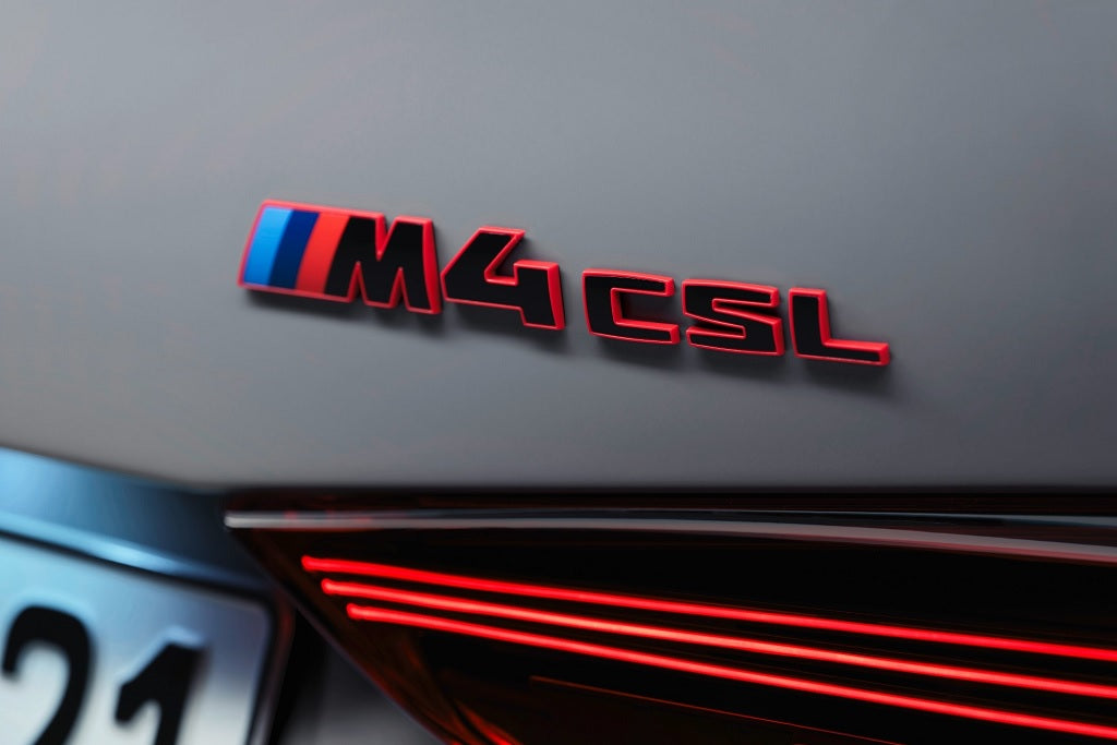 BMW G82 M4 CSL Trunk Emblem