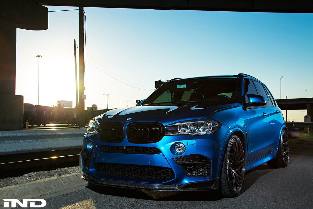 RKP f85 x5m f86 x6m carbon fiber front lip - iND Distribution