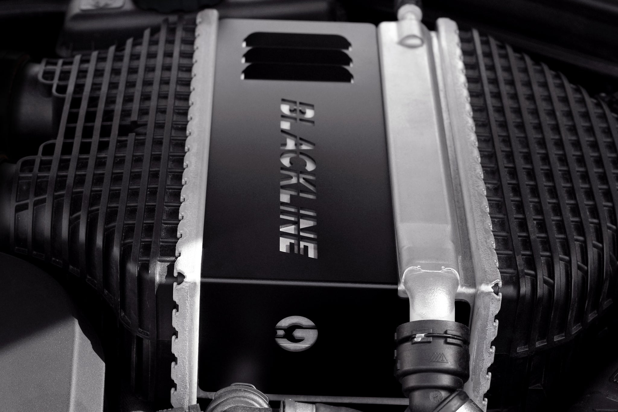 Goldenwrench F8X (S55) Blackline Performance Charge Cooler Cover