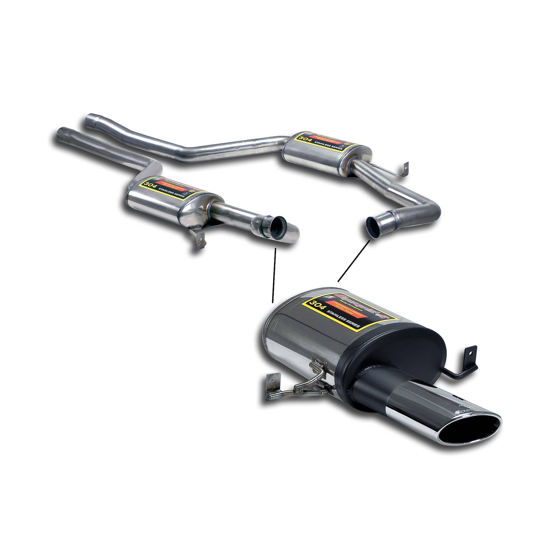 Supersprint PORSCHE 928 Street Performance Pack "Cat.-Back"