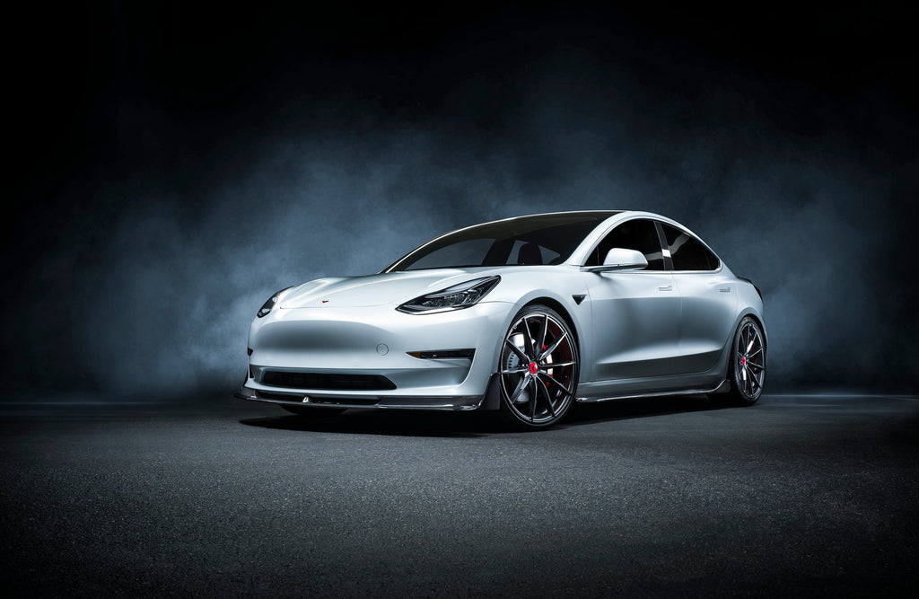 Vorsteiner tesla model 3 volta carbon side skirt set - iND Distribution