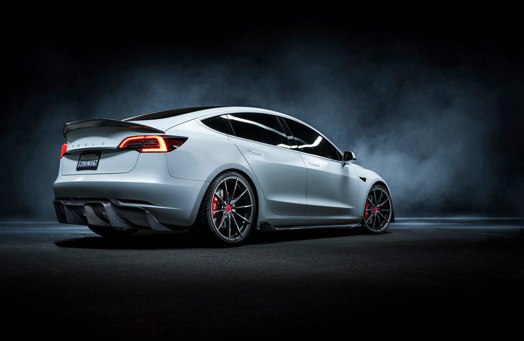 Vorsteiner tesla model 3 volta carbon side skirt set - iND Distribution
