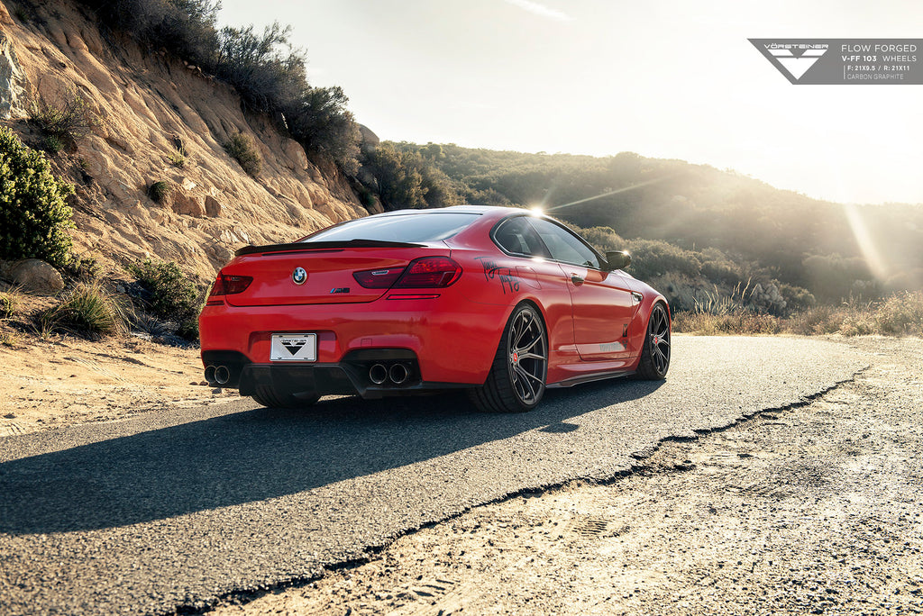 Vorsteiner BMW F12 M6 Decklid Spoiler Carbon Fiber Glossy