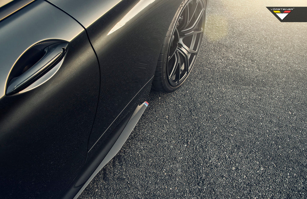 Vorsteiner BMW F12 M6 Side Blades Carbon Fiber Glossy