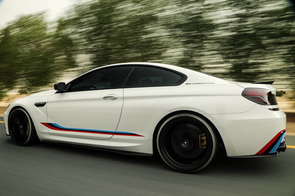 Vorsteiner BMW F12 M6 Side Blades Carbon Fiber Glossy