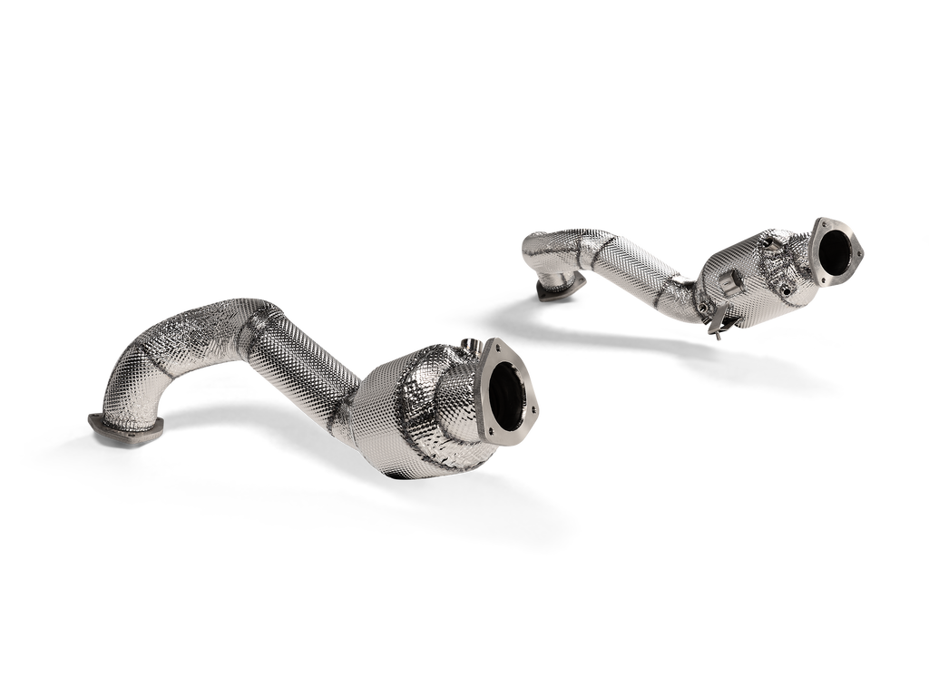 Akrapovic 718 Cayman GT4 RS (982) Link Pipe Set (Titanium)
