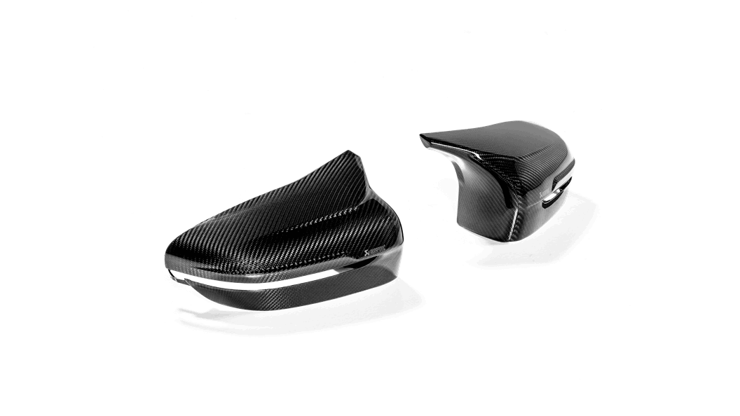 Akrapovic f90 m5 high gloss carbon mirror cap set - iND Distribution