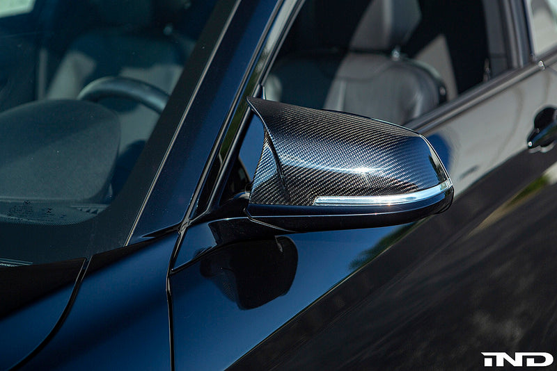 AutoTecknic m inspired dry carbon mirror cover set - iND Distribution