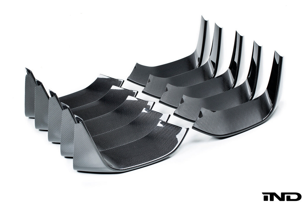 BMW m Performance f8x m3 m4 carbon front splitters lower lip splitter - iND Distribution