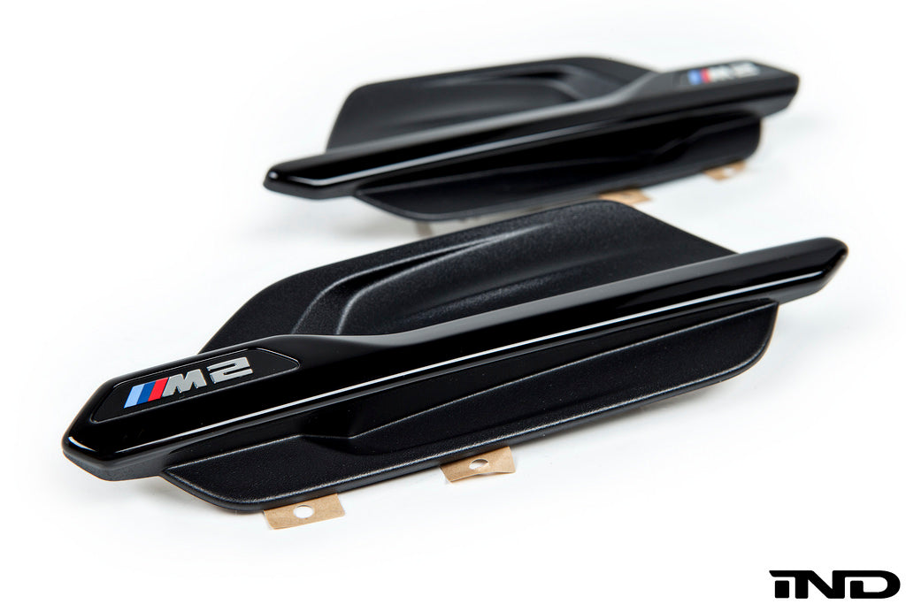 BMW m Performance f87 m2 gloss black side marker set - iND Distribution
