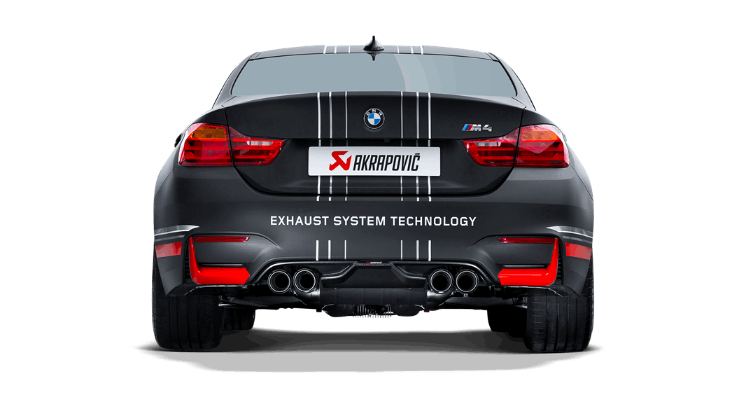 Akrapovic f82 f83 m4 rear carbon fiber diffuser matte - iND Distribution