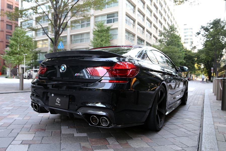 3d design f06 f12 f13 m6 carbon fiber rear under splitters - iND Distribution