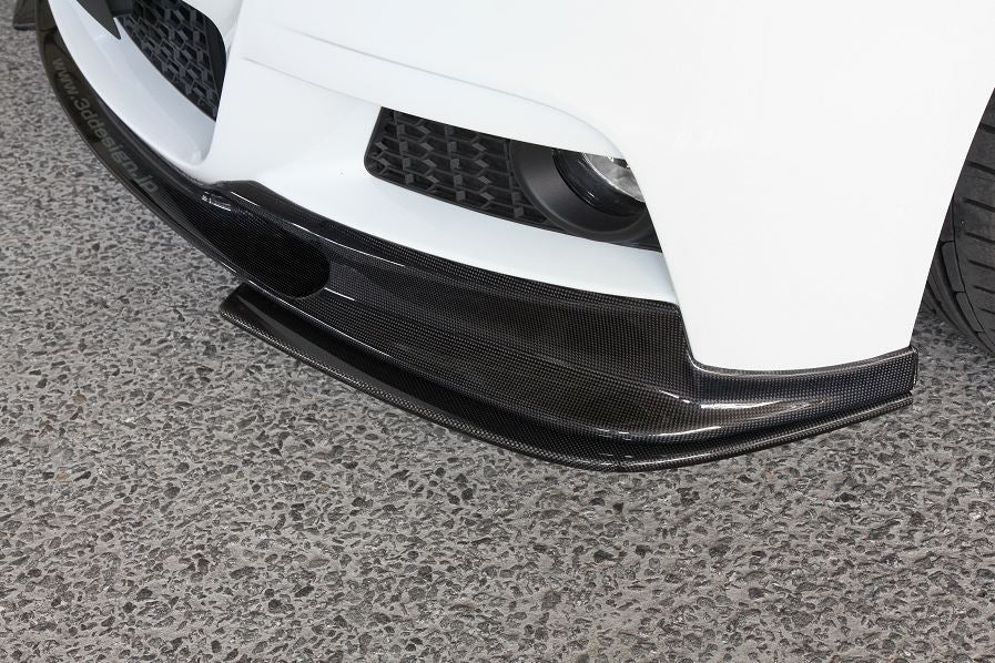 3d design f30 f31 m sport carbon fiber under splitters - iND Distribution