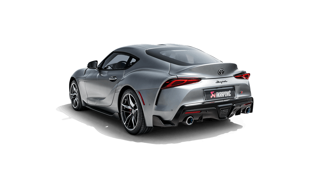 Akrapovic a90 supra evolution exhaust system w tips titanium - iND Distribution