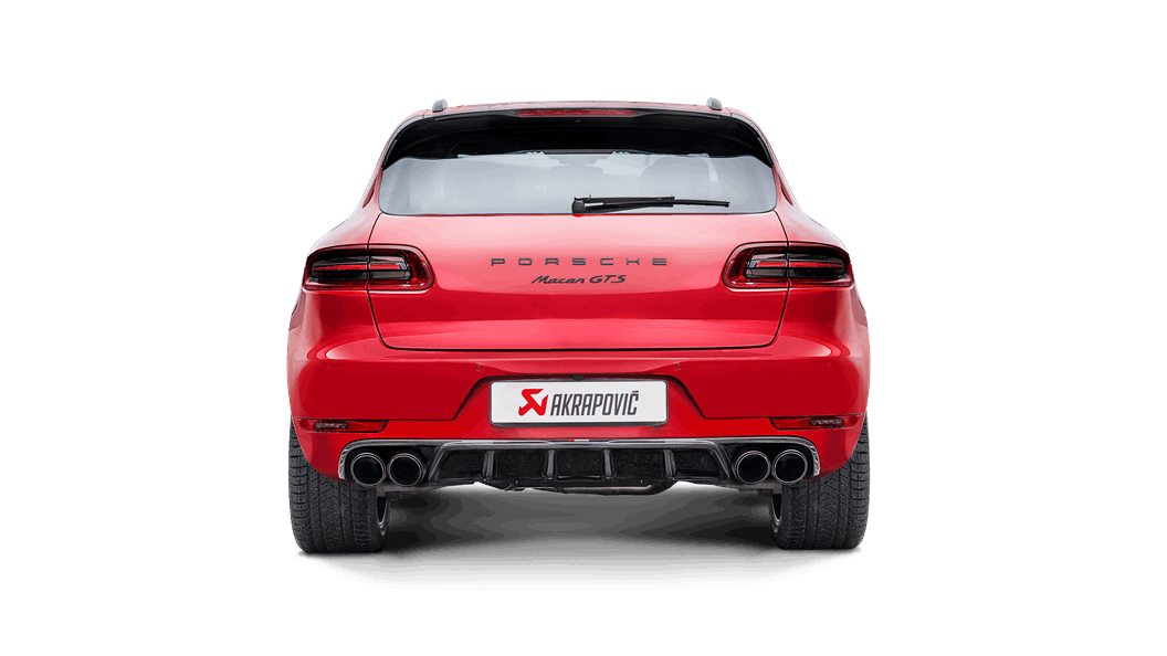Akrapovic 95b macan gts evolution exhaust system titanium w tip set - iND Distribution
