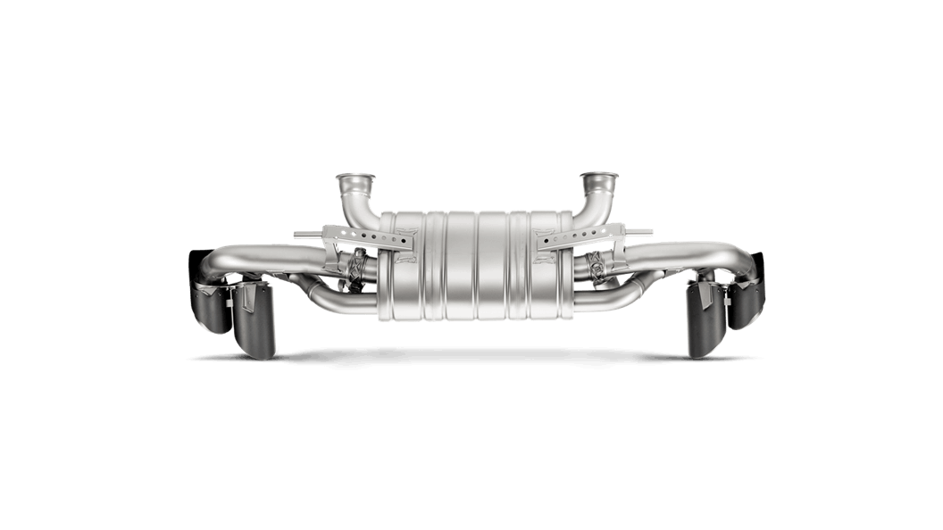 Akrapovic huracan lp 610 4 coupe spyder slip on exhaust system w carbon tail pipe set titanium - iND Distribution