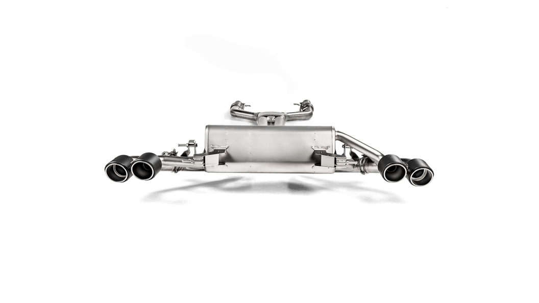 Akrapovic alfa romeo giulia quadrifoglio evolution exhaust system with link pipe set titanium - iND Distribution