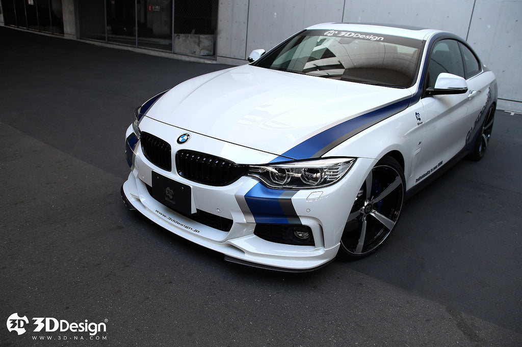 3d design f32 f36 m sport front lip spoiler - iND Distribution