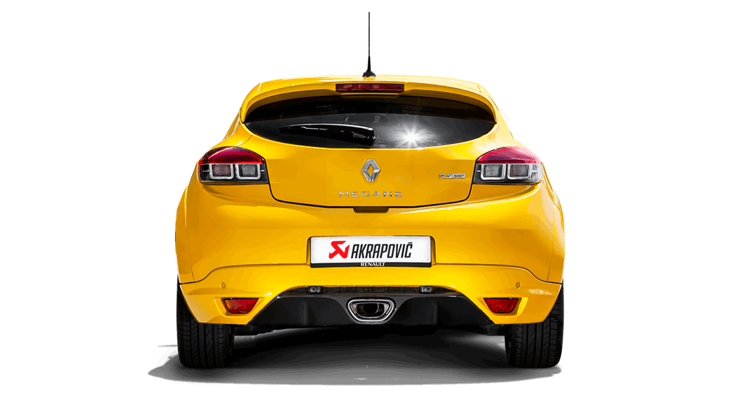 Akrapovic renault megane coupe rs evolution exhaust system w carbon tail pipe set titanium - iND Distribution
